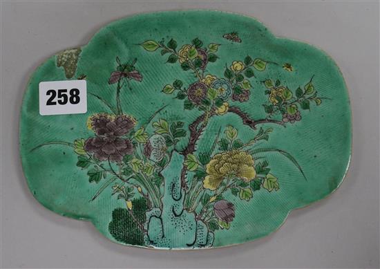 A 19th century Chinese enamelled plaque